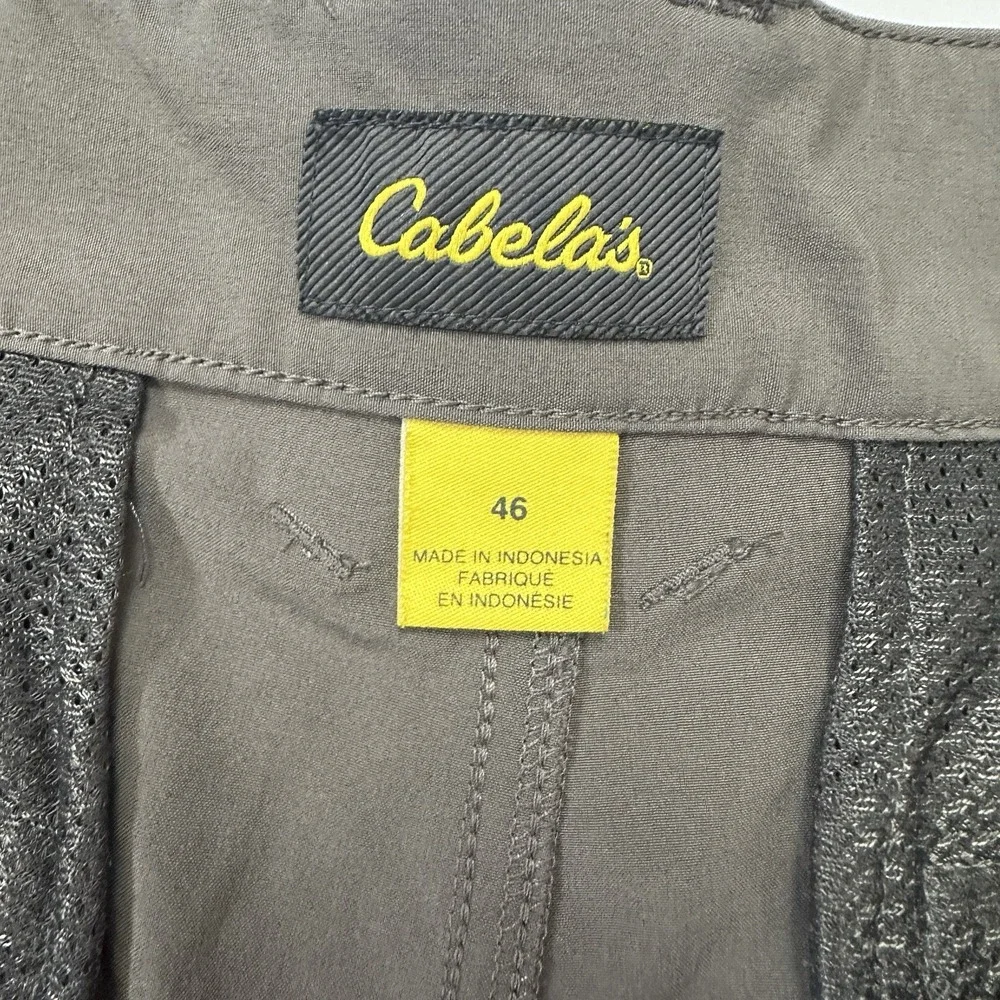Mens Cabela's Shirts Size‎ 46 Khaki Chino Golf Shirts Hicking Fishing Outdoor